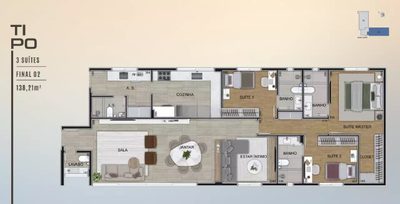 Apartamento, 3 quartos, 138 m² - Foto 5