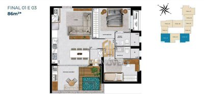 Apartamento, 2 quartos, 81 m² - Foto 1