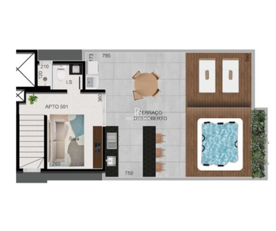 Cobertura, 3 quartos, 129 m² - Foto 5