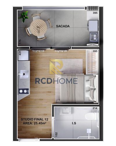 Apartamento, 1 quarto, 28 m² - Foto 5