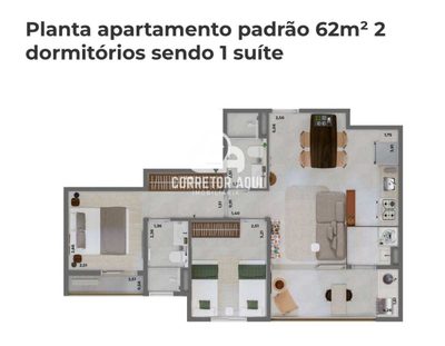 Apartamento, 2 quartos - Foto 2