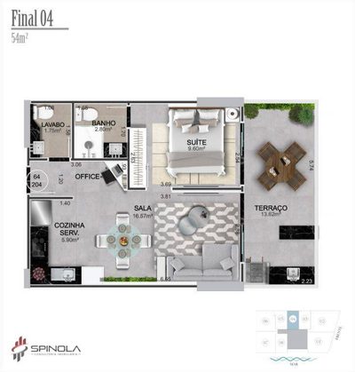 Cobertura, 2 quartos, 114 m² - Foto 5