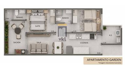 Apartamento, 2 quartos, 52 m² - Foto 5