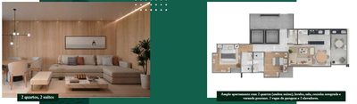 Apartamento, 2 quartos, 80 m² - Foto 3
