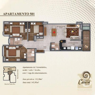 Apartamento, 3 quartos, 112 m² - Foto 4