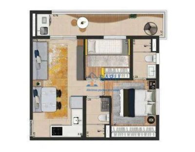 Apartamento, 2 quartos, 47 m² - Foto 3