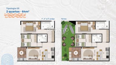 Apartamento, 2 quartos, 64 m² - Foto 1