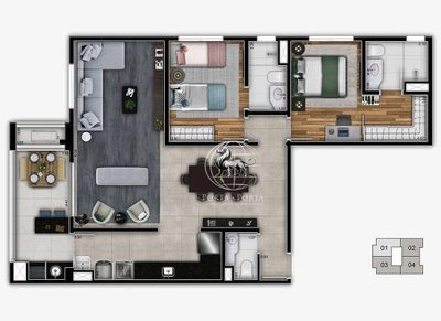 Apartamento, 3 quartos, 92 m² - Foto 5