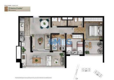 Apartamento, 3 quartos, 91 m² - Foto 5