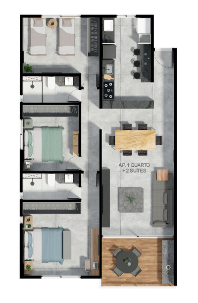 Apartamento, 3 quartos, 95 m² - Foto 5