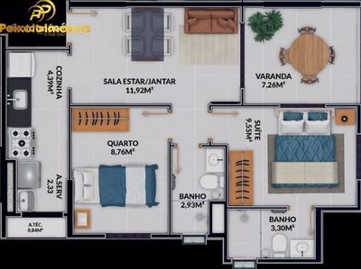 Loja-Salão, 50 m² - Foto 2
