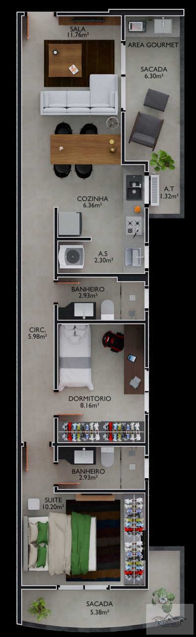 Apartamento, 2 quartos, 71 m² - Foto 4