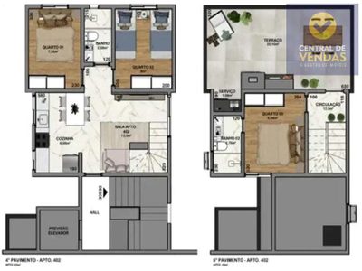 Cobertura, 3 quartos, 90 m² - Foto 5