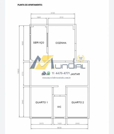 Apartamento, 2 quartos, 62 m² - Foto 2