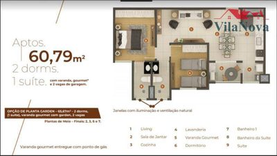 Apartamento, 3 quartos, 74 m² - Foto 2