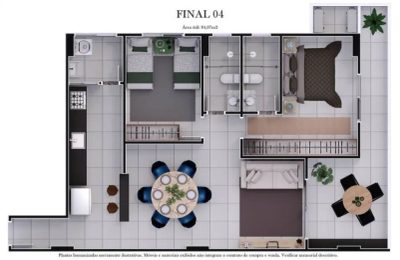 Apartamento, 2 quartos, 80 m² - Foto 2