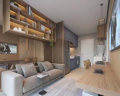Apartamento, 1 quarto, 26 m² - Foto 2
