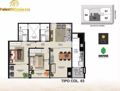 Apartamento, 79 m² - Foto 2