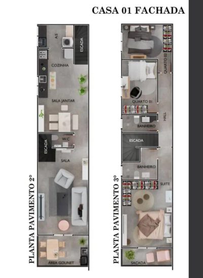 Casa, 3 quartos, 120 m² - Foto 3