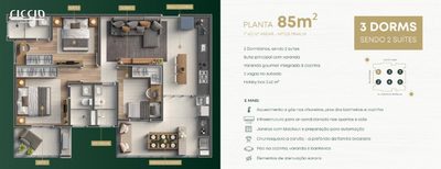 Apartamento, 3 quartos, 84 m² - Foto 5