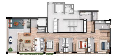 Cobertura, 3 quartos, 188 m² - Foto 5
