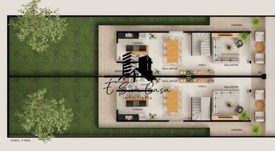 Casa, 3 quartos, 172 m² - Foto 2