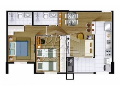 Apartamento, 2 quartos, 61 m² - Foto 2