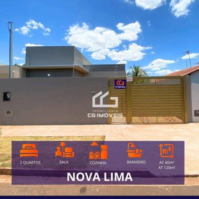 Casa, 2 quartos, 60 m² - Foto 1