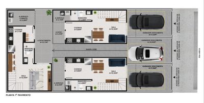 Casa, 2 quartos, 58 m² - Foto 3
