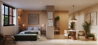 Apartamento, 1 quarto, 28 m² - Foto 3