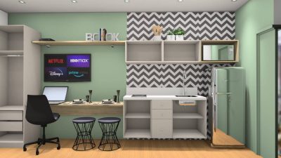 Apartamento, 1 quarto, 17 m² - Foto 2