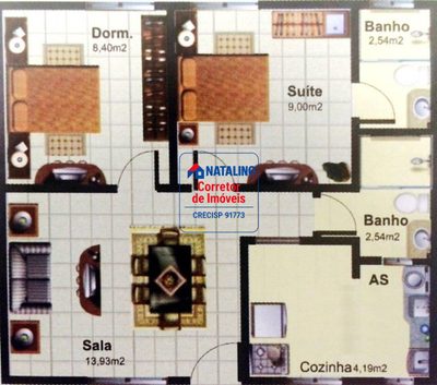 Apartamento, 2 quartos, 31 m² - Foto 2