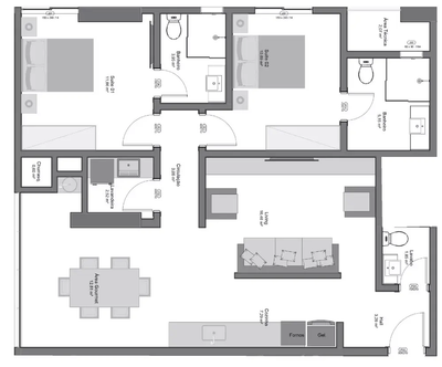 Apartamento, 2 quartos, 102 m² - Foto 2