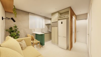 Apartamento, 1 quarto, 27 m² - Foto 3