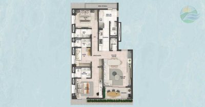 Apartamento, 3 quartos, 121 m² - Foto 3