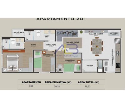 Apartamento, 3 quartos, 70 m² - Foto 5
