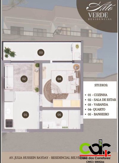 Apartamento, 1 quarto - Foto 3