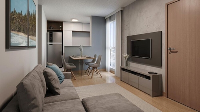 Apartamento, 2 quartos, 40 m² - Foto 3