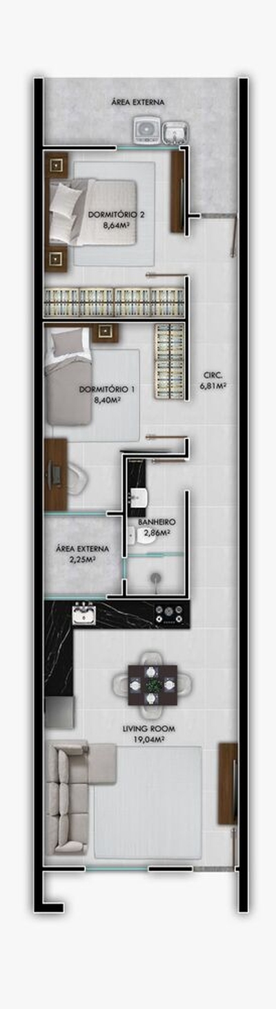 Casa, 2 quartos - Foto 4