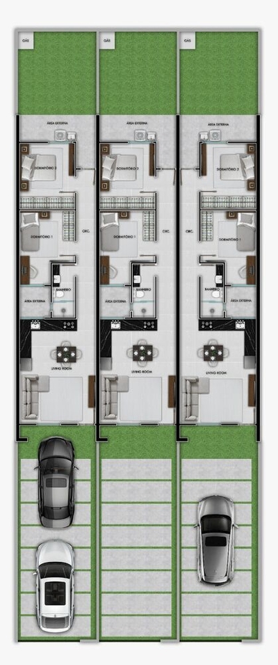 Casa, 2 quartos - Foto 3