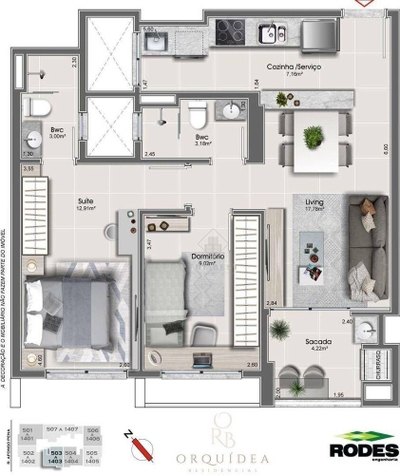 Apartamento, 2 quartos, 67 m² - Foto 5