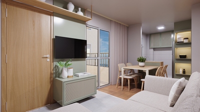 Apartamento, 2 quartos, 40 m² - Foto 3