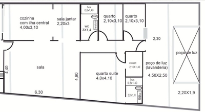 Apartamento, 3 quartos, 100 m² - Foto 2
