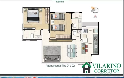 Apartamento, 2 quartos, 62 m² - Foto 4