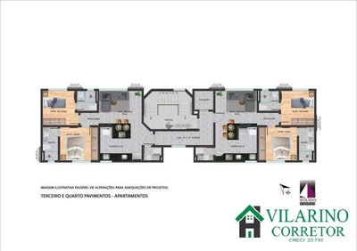 Apartamento, 2 quartos, 54 m² - Foto 2