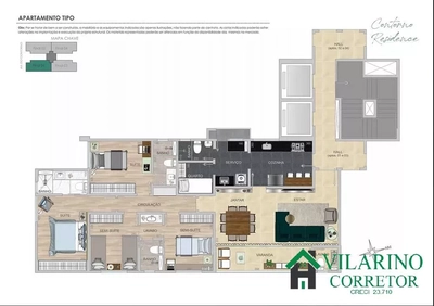 Apartamento, 4 quartos, 130 m² - Foto 3