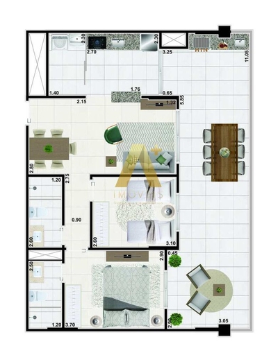 Apartamento, 2 quartos, 94 m² - Foto 4