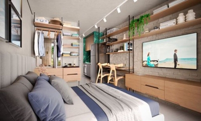 Flat/Apart Hotel, 1 quarto, 23 m² - Foto 2