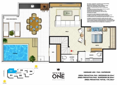 Apartamento, 2 quartos, 74 m² - Foto 2