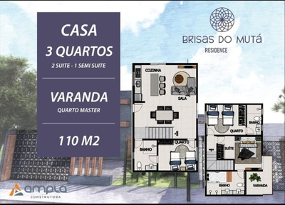 Casa de Condomínio, 3 quartos - Foto 2